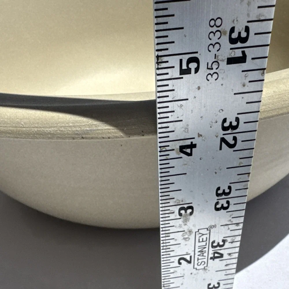 Pampered Chef Stoneware Large Mixing Baking Bowl Family Heritage 12 Inch USA EUC
